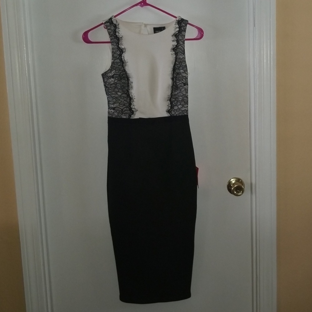 Asos black and white dress. NWT